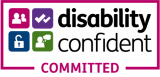 Disability Confident Commited Logo